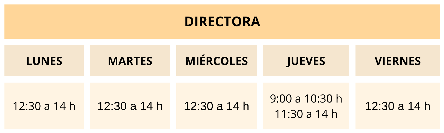horario rosa