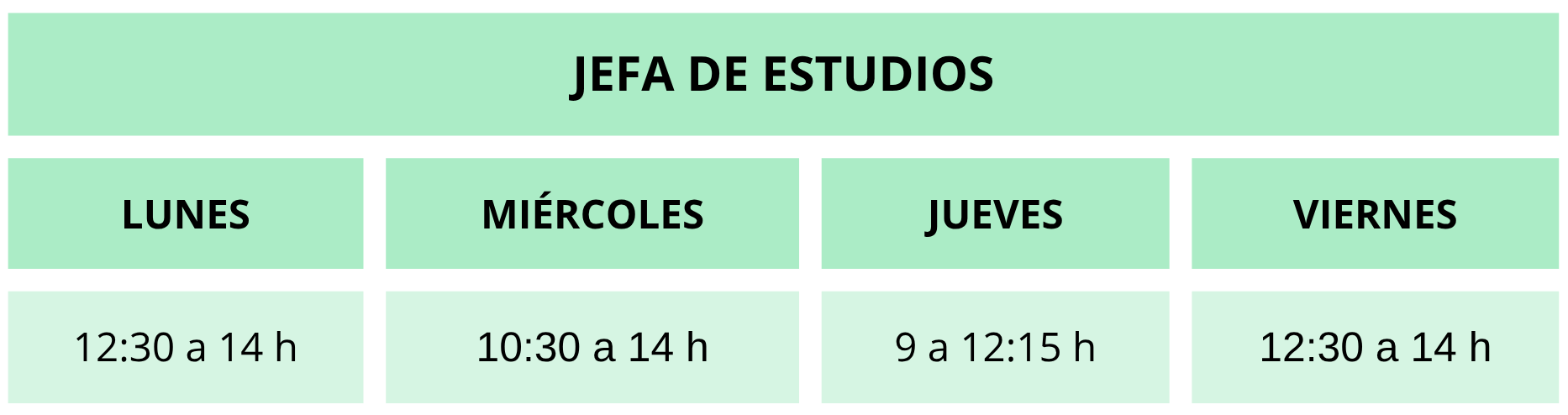 horario lucia